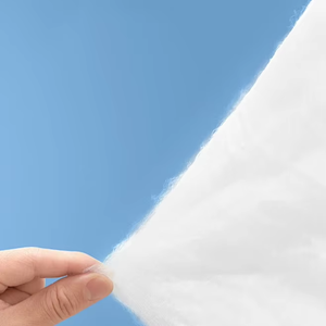 100% hữu cơ bông len công nghiệp phế liệu và viscose cảm thấy <span class=keywords><strong>PP</strong></span> spunbond không dệt polypropylene không dệt TNT vải cuộn - Product Image 1