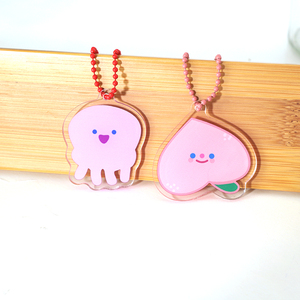 Móc Khóa Máy Làm Theo Yêu Cầu Của Nhà Sản Xuất Bùa Mê Bằng Nhựa Hợp Kim Kẽm In Hình Kawaii Trong Suốt Tùy Chỉnh Anime Acrylic Trong Suốt - Product Image 3