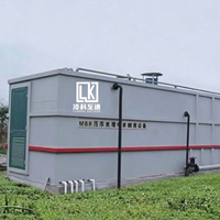 Station de traitement des eaux usées de chantier mobile intégrée, système de filtration des eaux usées, capacité de traitement de 1m³-10m³/heure, équipement de traitement des eaux
