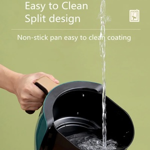 Freidoras de <span class=keywords><strong>aire</strong></span> inteligentes, cocina saludable sin aceite, freidora de <span class=keywords><strong>aire</strong></span> <span class=keywords><strong>caliente</strong></span> eléctrica con <span class=keywords><strong>olla</strong></span> antiadherente para comidas rápidas y fáciles - Product Image 5