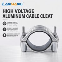 LANWANG Factory Directly JGW02-JGW-8 Colliers de serrage en aluminium pour câbles uniques de toutes tailles, pour la fixation de câbles haute tension