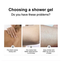 Localluway — Gel douche rafraîchissant personnalisé de 500ml, parfum Floral de pétales de fleurs, lavage de corps, hydratant pour la peau