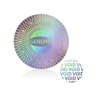 Con dấu an ninh Chất lượng cao đảm bảo sản phẩm độc đáo chống giả ba chiều dán nhãn bảo mật chính hãng - Product Image 2