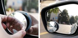 Coche infinito pequeño espejo redondo 360 punto ciego inverso espejo convexo vista trasera espejo giratorio - Product Image 6