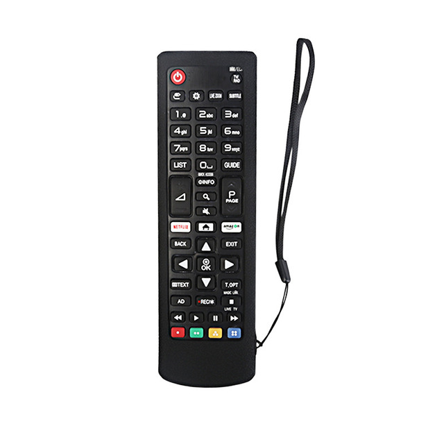 For Certified High Quality LED Smart TV Remote Control Case Durable Silicone Customizable Waterproof 4-Button