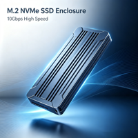 علبة خارجية من الألومنيوم لـ ITGZ 40Gbps Thunderbolt 3 M.2 SSD مع مروحة ذكية JHL7440 RTL9210 وكابل TB4