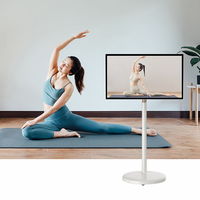 Televisor Inteligente HD Portátil de 32 Pulgadas con Pantalla Táctil Vertical Todo en Uno, Reproductor de Streaming Bestie para Uso en Ascensores y Centros Comerciales