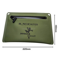 Pochette étanche submersible d'extérieur en TPU avec fermeture éclair pour camping, pêche et rangement d'ordinateur portable