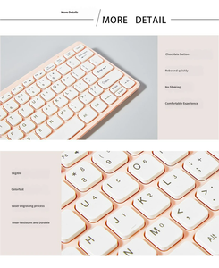 Stock Portable Slim Ergonomic English 78 Keys 2.4ghz Wireless Keyboard <b>Mouse</b> Combos <b>for</b> Laptop PC <b>Computer</b> - Product Image 6