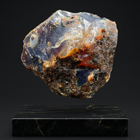 Vente en gros de pierres précieuses brutes d'ambre bleu naturel d'Indonésie Sumatra de haute qualité, cristal de guérison pour la fabrication de bijoux