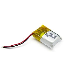 <span class=keywords><strong>Bater</strong></span>ía pequeña de polímero de litio para auriculares inalámbricos, recargable, 501015 v, 50mah, OEM, 3,7 - Product Image 1