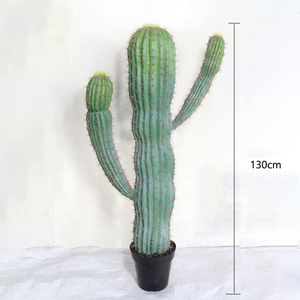 I186 <span class=keywords><strong>Cactus</strong></span> <span class=keywords><strong>Sans</strong></span> Pot Noir Nordique Plante Verte Artificielle Intérieur Salon Fenêtre Décoration - Product Image 2