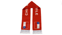 Nouveau produit CHILI écharpes caractéristiques pour les écharpes personnalisées de drapeau de club de fan et de suiveur