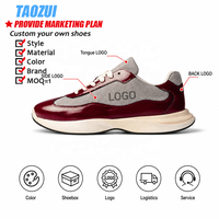Chaussures pour hommes avec logo rétro personnalisé, baskets de style original, fabricants OEM/ODM, baskets en cuir verni de style décontracté