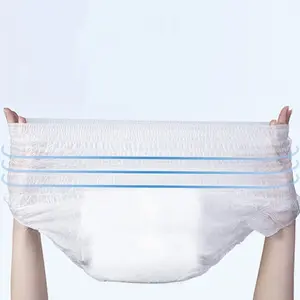 2024 elderly products Hospital medical urine absorbent disposable adult baby diapers pull up pants type diapers for adult