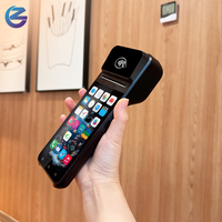 Terminal de point de vente 5,5 pouces, système de point de vente Android sans fil avec imprimante 80 mm, NFC, WiFi, Bluetooth et connectivité USB