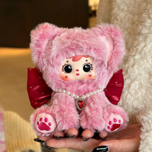 Série de chats arc-en-ciel en velours Samuel, boîte mystère en peluche, joli ornement à suspendre au sac à dos, cadeau créatif pour petite amie - Product Image 1