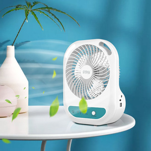 Ventilateur USB portable Winning Star Mini, moteur DC 6W, batterie rechargeable, blanc - Product Image 3