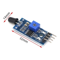 Modul Sensor Deteksi Api IR Modul Penerima Inframerah Detektor Kebakaran untuk Arduino Diy Kit