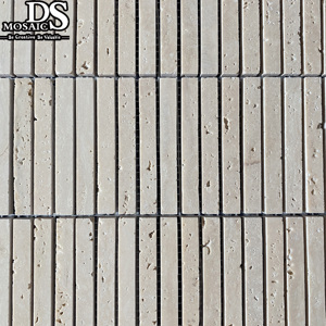 <span class=keywords><strong>Mosaico</strong></span> DS a strisce lunghe <span class=keywords><strong>in</strong></span> travertino beige, <span class=keywords><strong>mosaico</strong></span> <span class=keywords><strong>in</strong></span> marmo Kit Kat, <span class=keywords><strong>mosaico</strong></span> <span class=keywords><strong>in</strong></span> <span class=keywords><strong>pietra</strong></span> <span class=keywords><strong>naturale</strong></span> per piastrelle da cucina e backsplash - Product Image 1