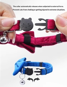 <span class=keywords><strong>Collar</strong></span> para Mascotas con Lazo, <span class=keywords><strong>Collar</strong></span> para Perros Pequeños, <span class=keywords><strong>Collar</strong></span> para Gatos, <span class=keywords><strong>Collar</strong></span> Ajustable con Lazo y Campana - Product Image 5