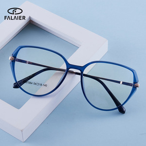 Lunettes optiques œil de chat Falai, monture intégrale Tr90, protection contre la lumière bleue, montures de lunettes unisexes 87064 - Product Image 3