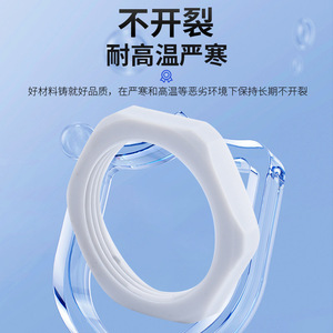น็อตหกเหลี่ยมพลาสติก Jiafei M8 M114 สีดำ สีขาว ปรับแต่งได้ ทนไฟ สำหรับขันด้วยมือ - Product Image 2
