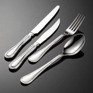 Cubiertos de Acero Inoxidable 18/10, Vajilla de Alta Gama para Hotel, Elegantes Cubiertos Plateados con Acabado Espejo, Cuchillo y Tenedor para Cena - Product Image 5