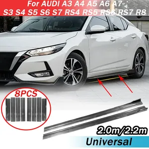 สเกิร์ตข้างรถยนต์ StarNav รุ่น Universal ขนาด 2.0 ม./2.2 ม. สำหรับ A3 A5 A6 A7 S3 S5 S6 S7 RS4 RS5 RS6 RS7 R8 ชุดแต่งสเกิร์ตข้างแบบขยาย - Product Image 4
