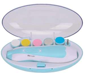 Ensemble de coupe-<span class=keywords><strong>ongles</strong></span> pour bébé sûr, lime à <span class=keywords><strong>ongles</strong></span> pour tout-petits, outils de soin avec lumière LED, coupe-<span class=keywords><strong>ongles</strong></span> électrique pour bébé nouveau-né - Product Image 6