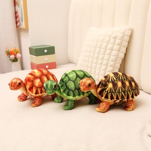 Màu xanh lá cây rùa búp bê sang trọng bền polyester bông cho trong nhà <span class=keywords><strong>Zoo</strong></span> trang trí nội thất xuyên biên giới kỷ niệm lưu niệm PP bông Điền - Product Image 1