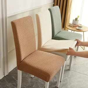 Elastic Polyester Modern Dining <strong>Chair</strong> <strong>Covers</strong> Universal Size Machine Washable for Home Dining Room - Product Image 2