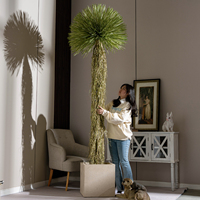 Arbre artificiel de dracaena en herbe, fabriqué en usine, écologique et durable pour l'extérieur, hôtels, familles, remises de diplômes, Noël