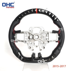 Volante de fibra de carbono Hydro Dip de stock local de EE. UU. Para <span class=keywords><strong>Ford</strong></span> <span class=keywords><strong>Mustang</strong></span> Ecoboost Gt <span class=keywords><strong>Shelby</strong></span> Gt350 Gt350r 2015-2017 2018-2023 - Product Image 3