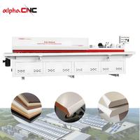 Machine à chanfreiner Alpha 45 degrés, chanfreineuse automatique à bord droit, haute vitesse, MDF, PVC pour le travail du bois