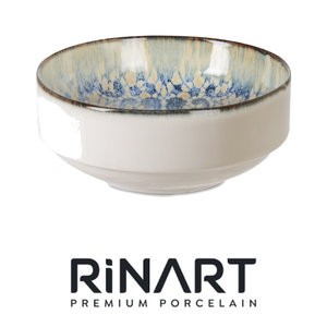 Tazón Apilable Bluet Ø 6 cm A 2.6 cm, Porcelana Fina Premium con Impresión Digital Rinart - Product Image 4