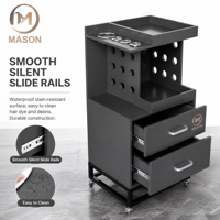 Meuble de Salon Commercial : Armoire à Outils, Poste de Coiffure, Casier de Rangement pour Barbier et Unité de Rangement – Durable, Moderne, Fabriqué à Zhejiang par MASON