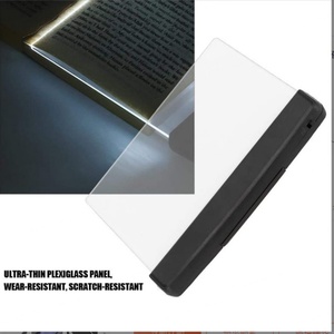 Lampe de lecture LED portable créative et plate pour intérieur, veilleuse pour étudiants, panneau de voyage respectueux des yeux pour dortoir et chambre - Product Image 5