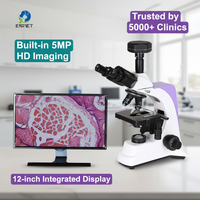 Microscope composé biologique trinoculaire EUR VET Stable pour usage en laboratoire