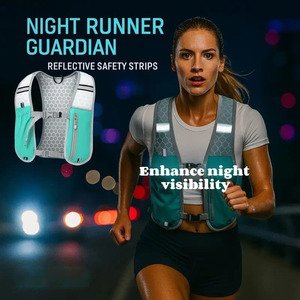 Chaleco de Hidratación Ligero para Correr, con Espacio para Botella de Agua, Mochila <span class=keywords><strong>Portátil</strong></span> para Correr - Product Image 4