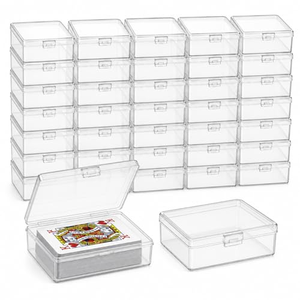 Cajas Cuadradas de Acrílico Transparente OEM ODM, Contenedores de Almacenamiento para Alimentos, Dulces y Postres, Exhibidores de Juguetes, Contenedores de Regalo de Plástico - Product Image 1