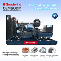 Groupe électrogène diesel de secours OEM Goodwind Shangchai 120 150 160 200 250 300 400 500 kW 2026 à moteur à faible consommation de carburant