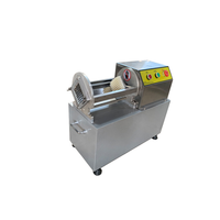 Automatische multifunctionele fruit- en groentefrietjes-snijmachine van roestvrij staal met motor, 220V, voor groenteverwerkingsbedrijven