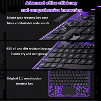 Clavier magique 360 °   Clavier Folio Rotatif pour iPad 11e Génération A16 2025 pour iPad Air 11 M2 M3 11 Pouces avec Trackpad