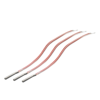 Sonde de température PTC de type sonde RTD en acier inoxydable alimentaire à 4 fils personnalisée de 200 mm, capteur de température haute précision pour compresseur d'air