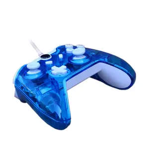 RALAN Transparent LED Wired Gamepad Jeu PC pour Xbox One Controller Vibration