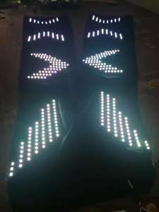 Costume Robot LED LED <span class=keywords><strong>Tron</strong></span>, robes de performance, danse électronique, musique, vêtements pour hommes, Costume DJ - Product Image 2