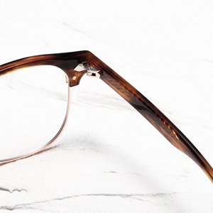 Retro Full Rim Rectangle <b>Eyeglasses</b> 533 Anti-Uv Lightweight Unisex Adults Vision Correction <b>Frames</b> - Product Image 5