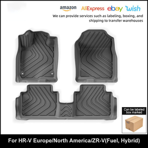 Tapis de sol et doublure de coffre en TPE écologiques sur mesure pour Honda HR-V ZR-V 2023, imperméables et anti-taches, pour l'intérieur des SUV - Product Image 6