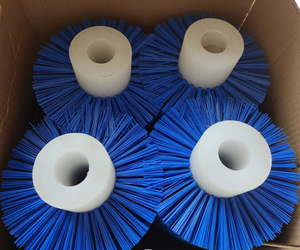 Sikat Rol Silinder Nylon PA6 Biru Industri Pola Bertingkat Kustom Tanpa Minimum Order untuk Pembersihan - Product Image 6